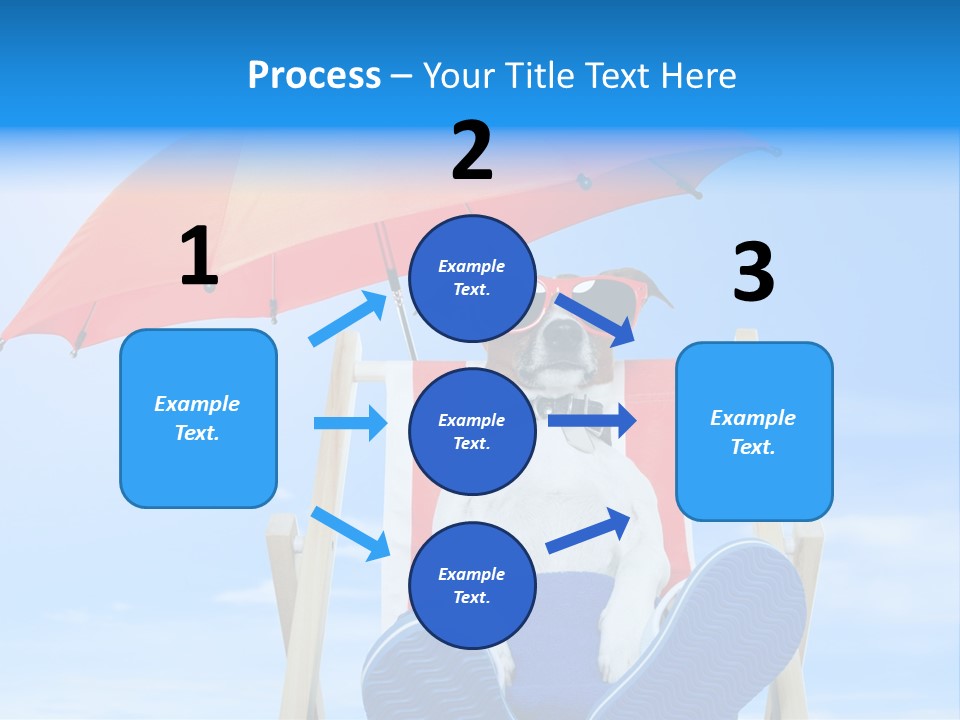 Lounger Travel Baby PowerPoint Template