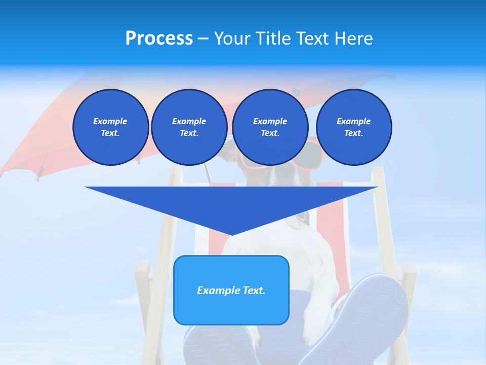 Lounger Travel Baby PowerPoint Template