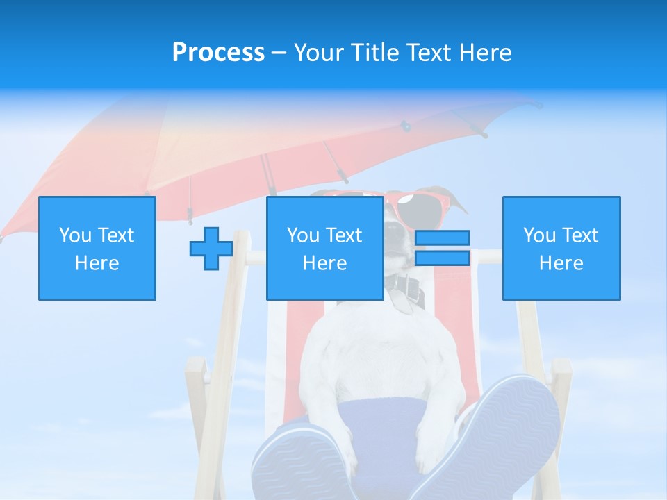 Lounger Travel Baby PowerPoint Template