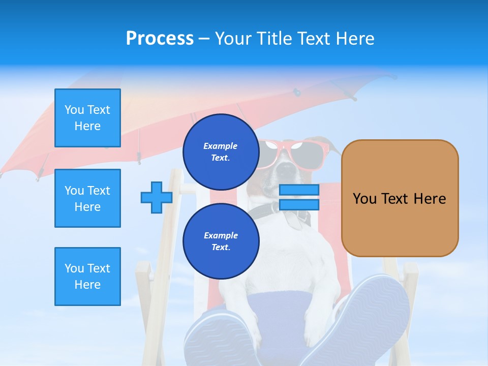 Lounger Travel Baby PowerPoint Template