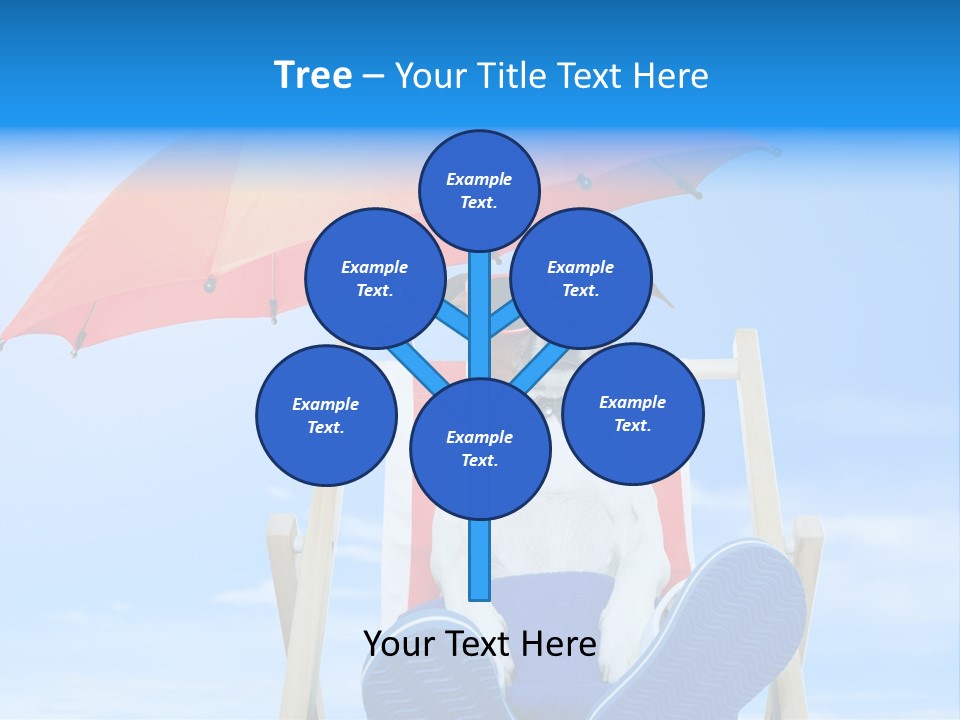 Lounger Travel Baby PowerPoint Template