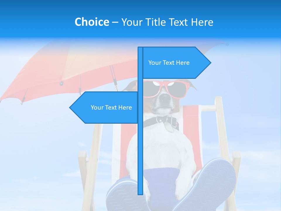 Lounger Travel Baby PowerPoint Template