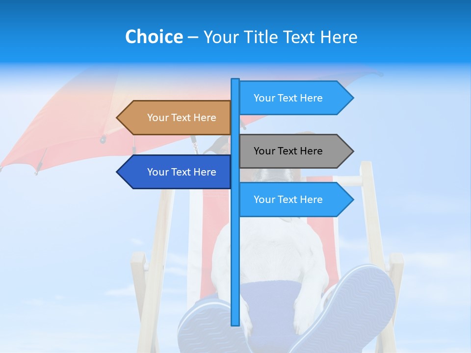 Lounger Travel Baby PowerPoint Template