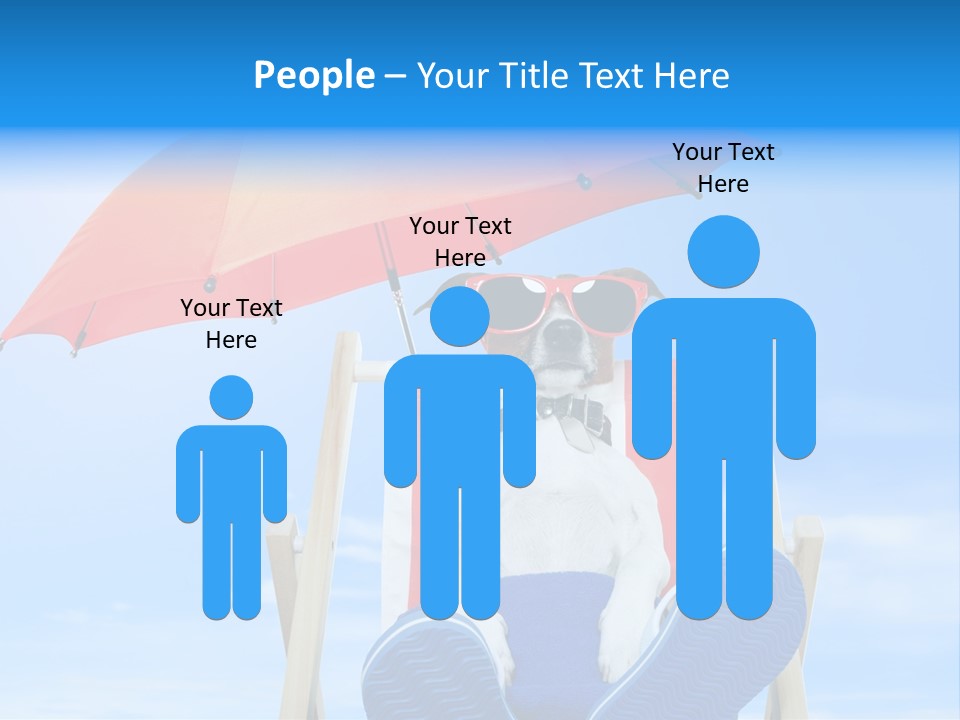 Lounger Travel Baby PowerPoint Template