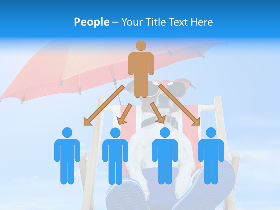 Lounger Travel Baby PowerPoint Template