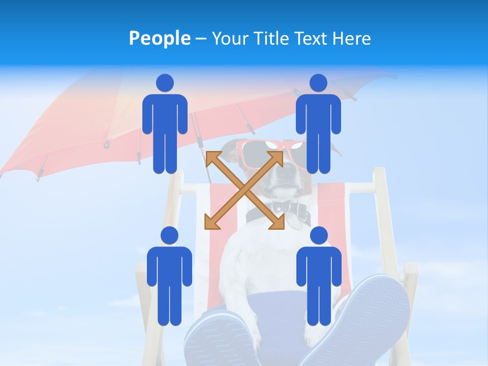 Lounger Travel Baby PowerPoint Template