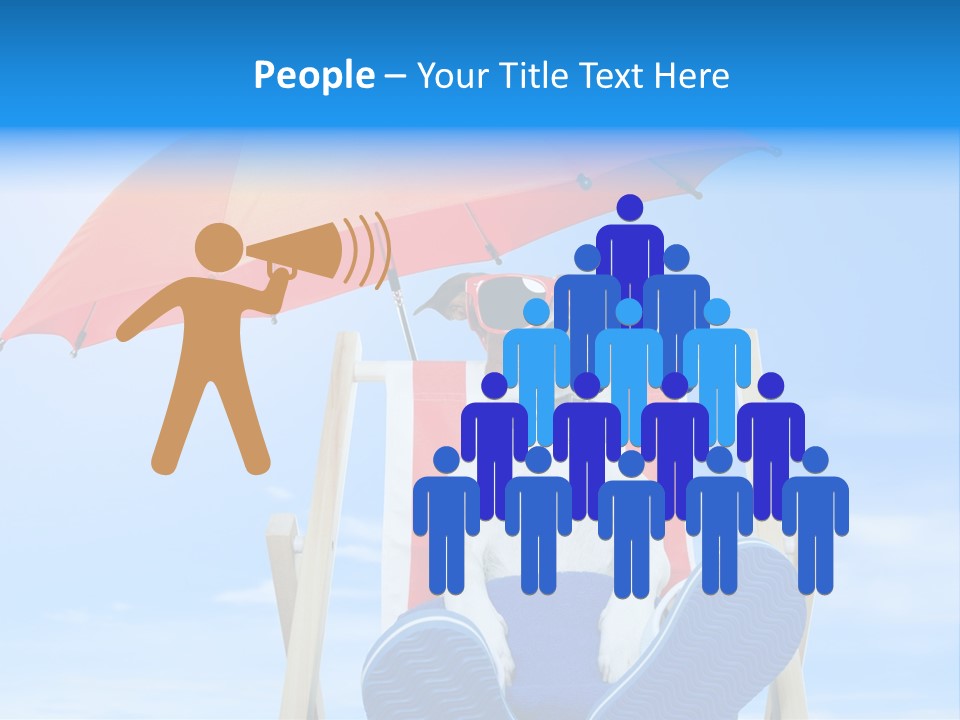 Lounger Travel Baby PowerPoint Template