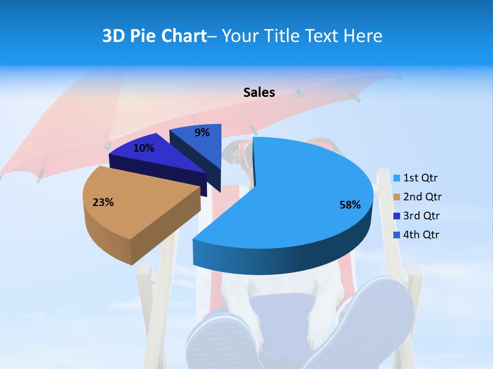 Lounger Travel Baby PowerPoint Template