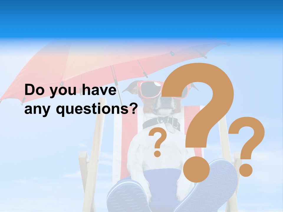 Lounger Travel Baby PowerPoint Template