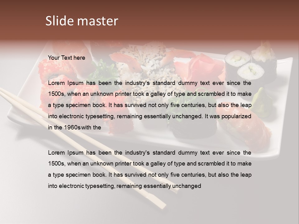 Kitchen Delicacy Eat PowerPoint Template