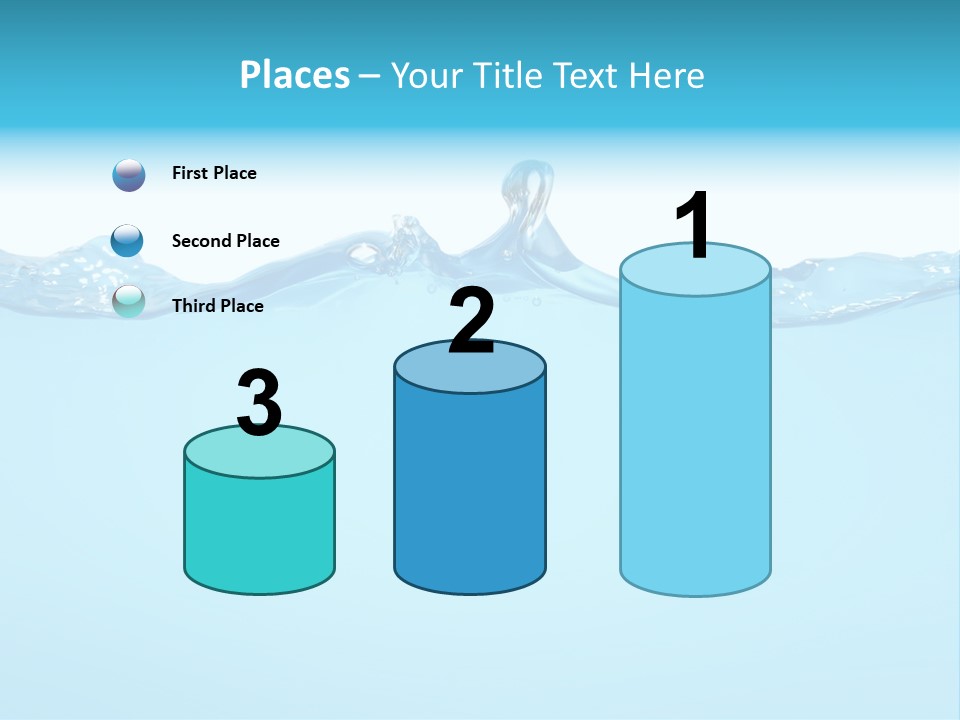 Wave Surface Wavy PowerPoint Template