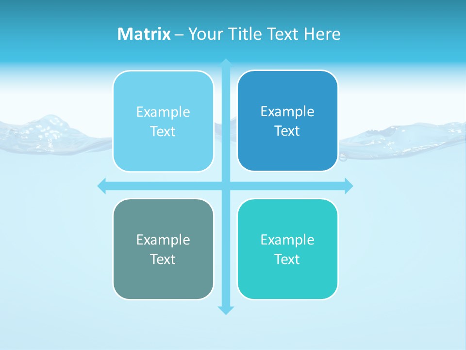Wave Surface Wavy PowerPoint Template