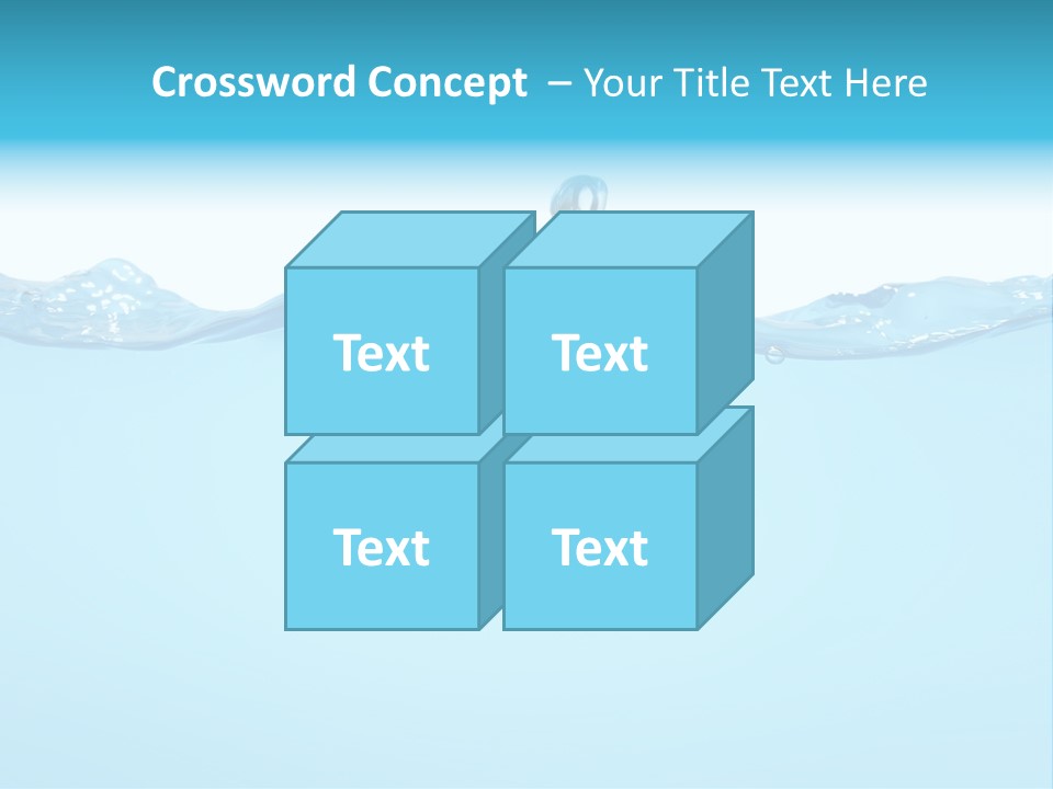 Wave Surface Wavy PowerPoint Template
