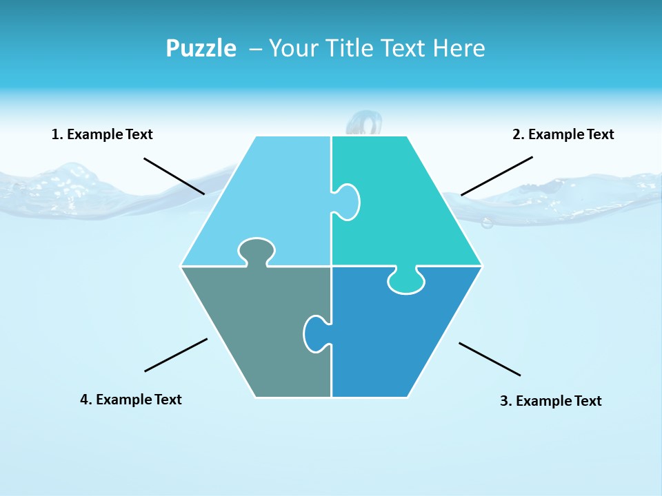 Wave Surface Wavy PowerPoint Template