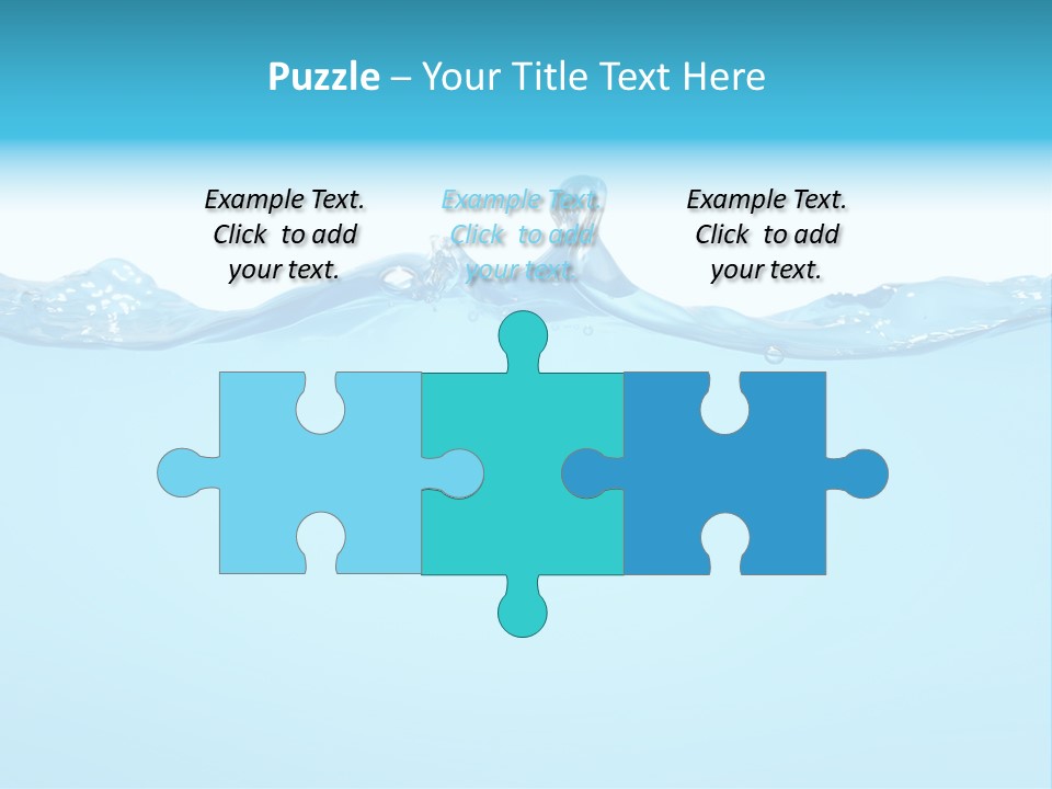 Wave Surface Wavy PowerPoint Template