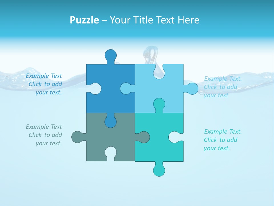 Wave Surface Wavy PowerPoint Template