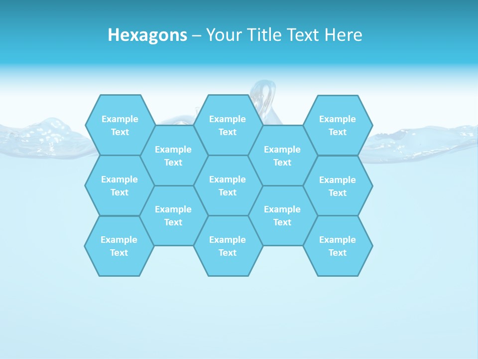 Wave Surface Wavy PowerPoint Template