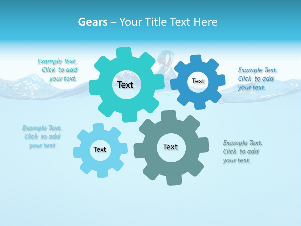 Wave Surface Wavy PowerPoint Template