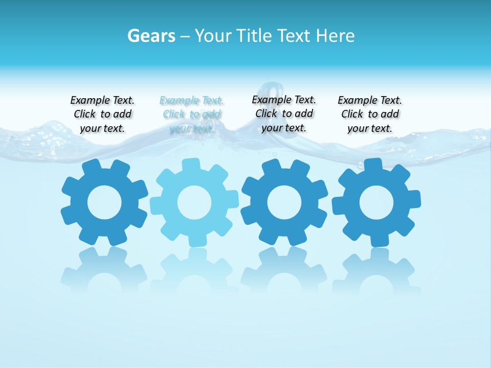 Wave Surface Wavy PowerPoint Template