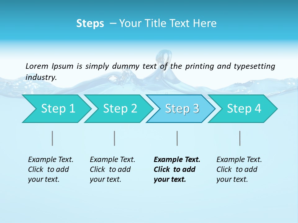 Wave Surface Wavy PowerPoint Template