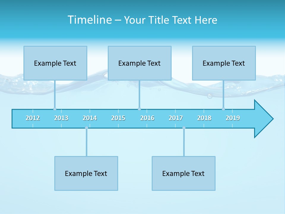 Wave Surface Wavy PowerPoint Template