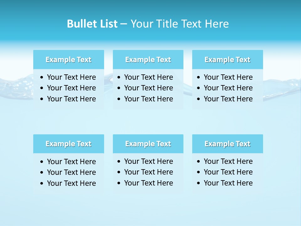 Wave Surface Wavy PowerPoint Template