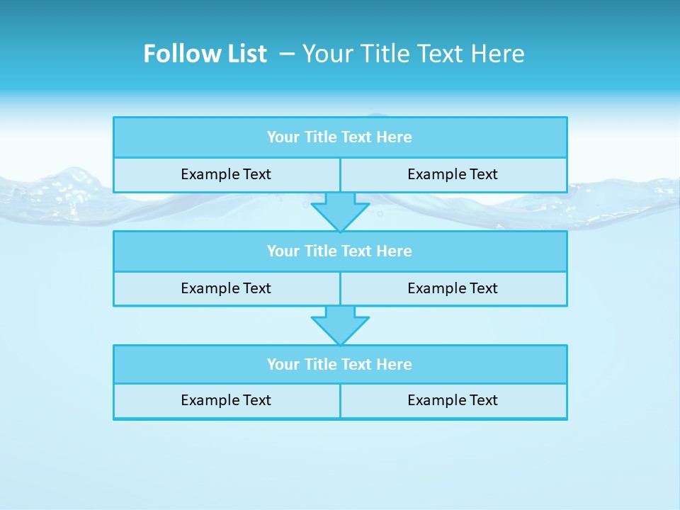 Wave Surface Wavy PowerPoint Template