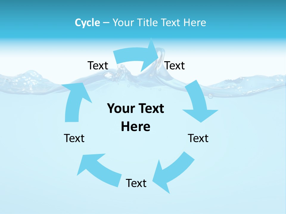 Wave Surface Wavy PowerPoint Template