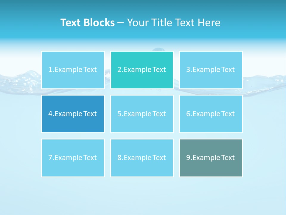 Wave Surface Wavy PowerPoint Template