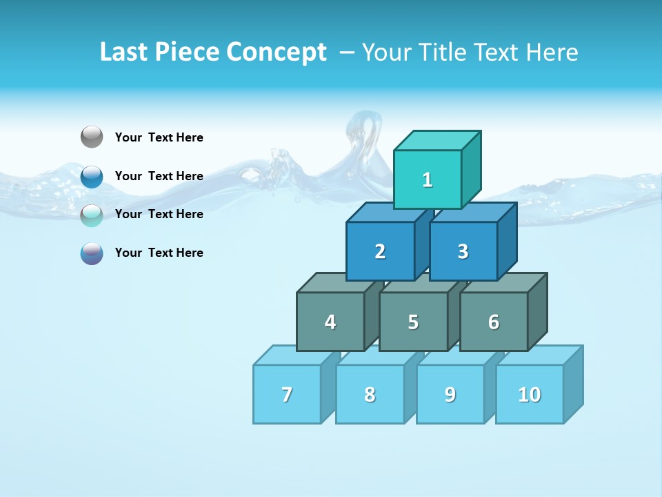 Wave Surface Wavy PowerPoint Template