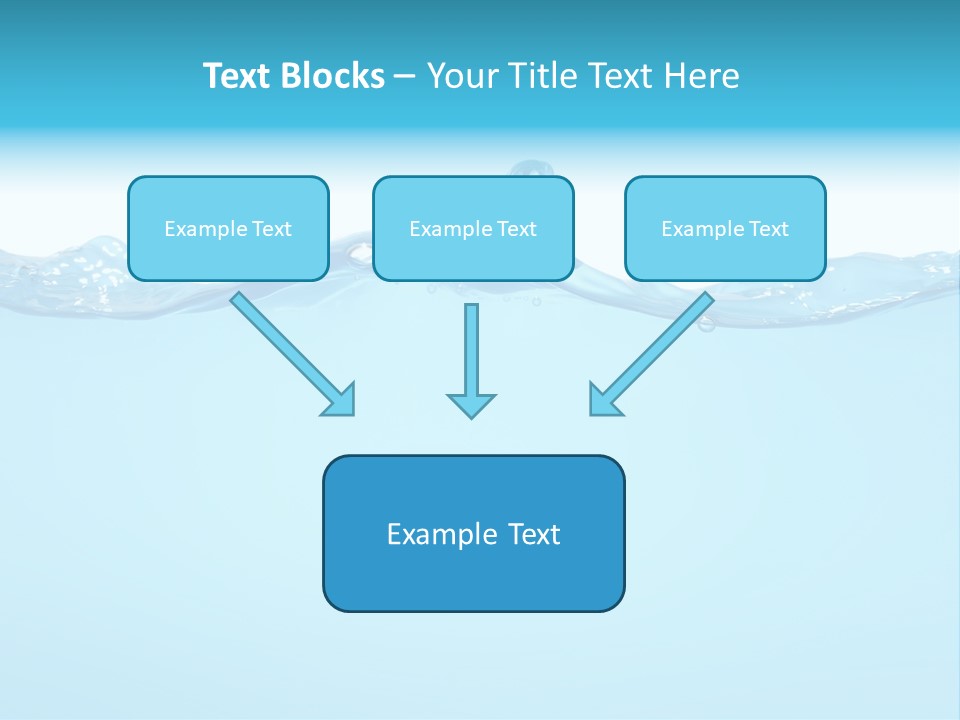 Wave Surface Wavy PowerPoint Template