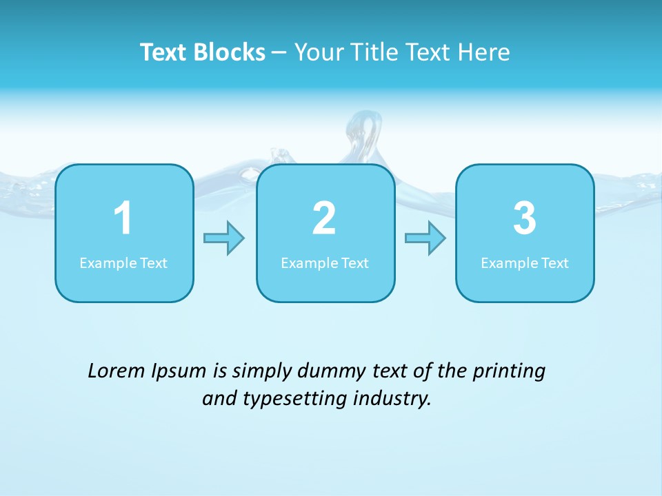 Wave Surface Wavy PowerPoint Template