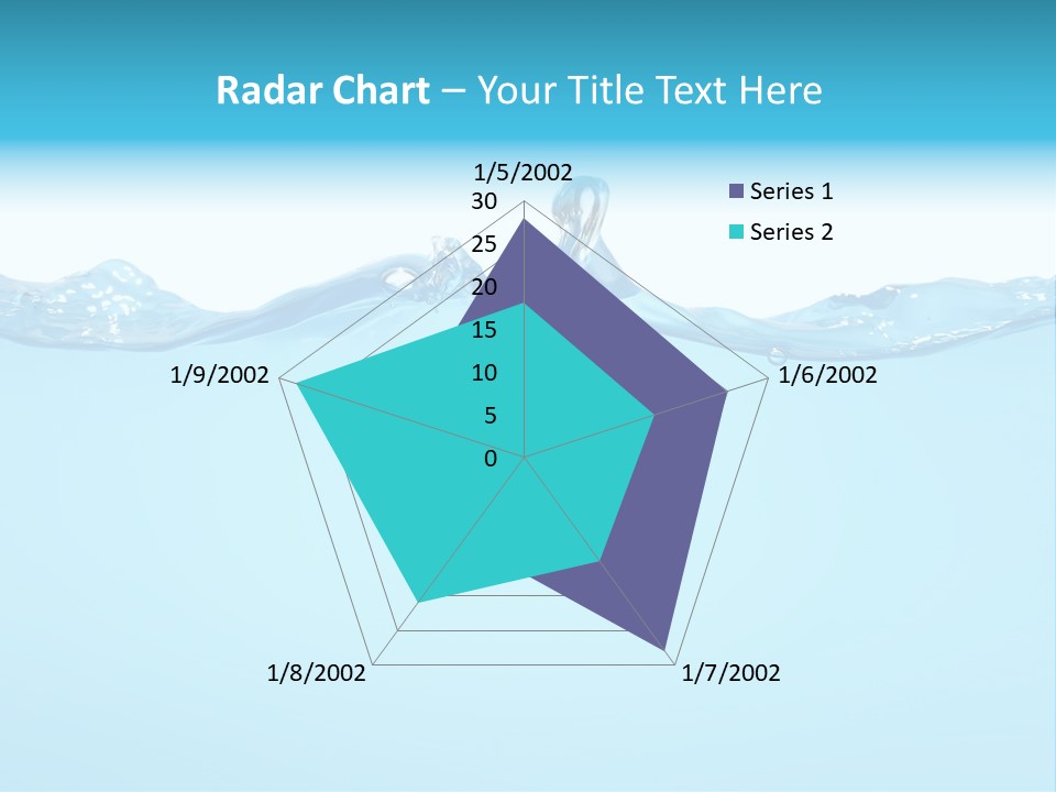 Wave Surface Wavy PowerPoint Template