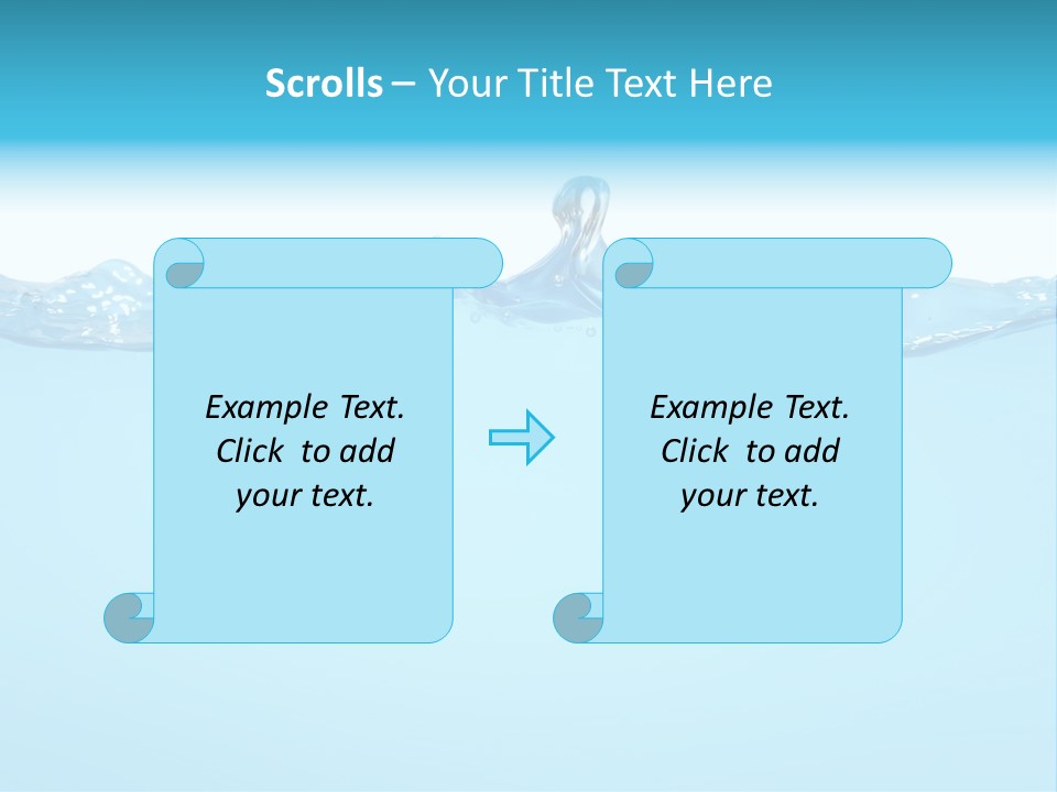 Wave Surface Wavy PowerPoint Template