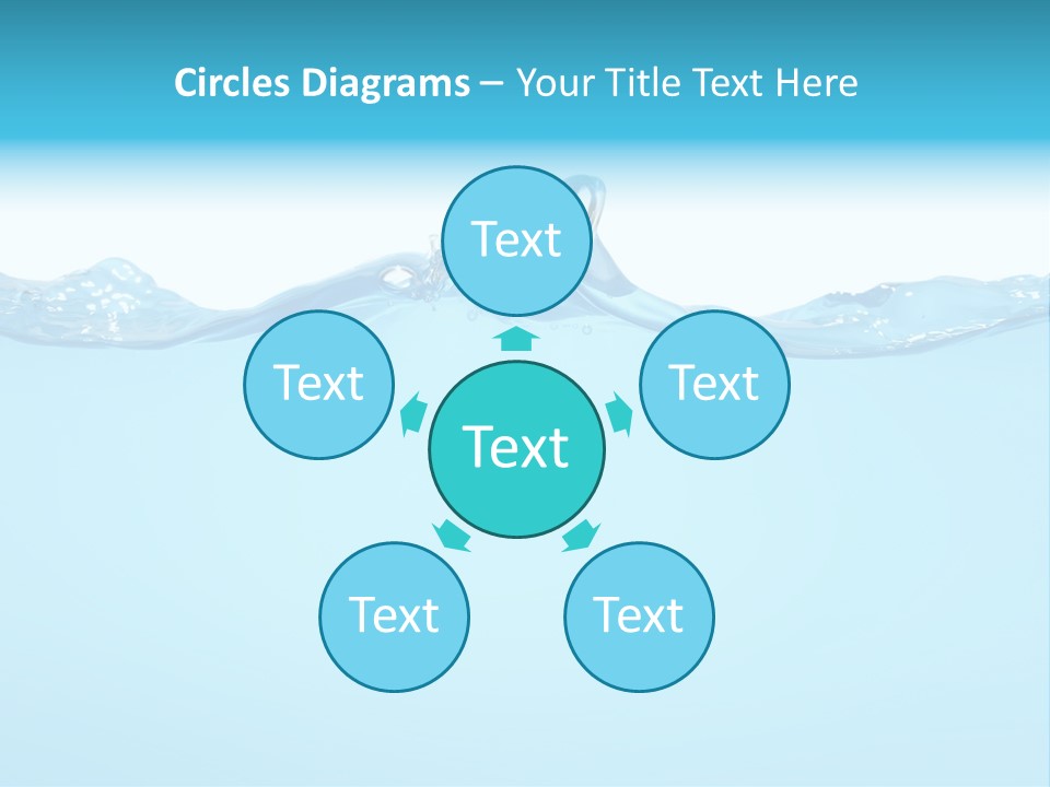 Wave Surface Wavy PowerPoint Template