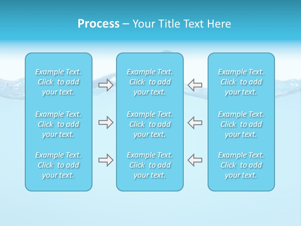 Wave Surface Wavy PowerPoint Template