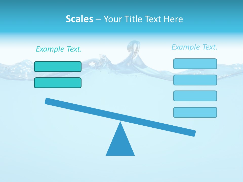 Wave Surface Wavy PowerPoint Template