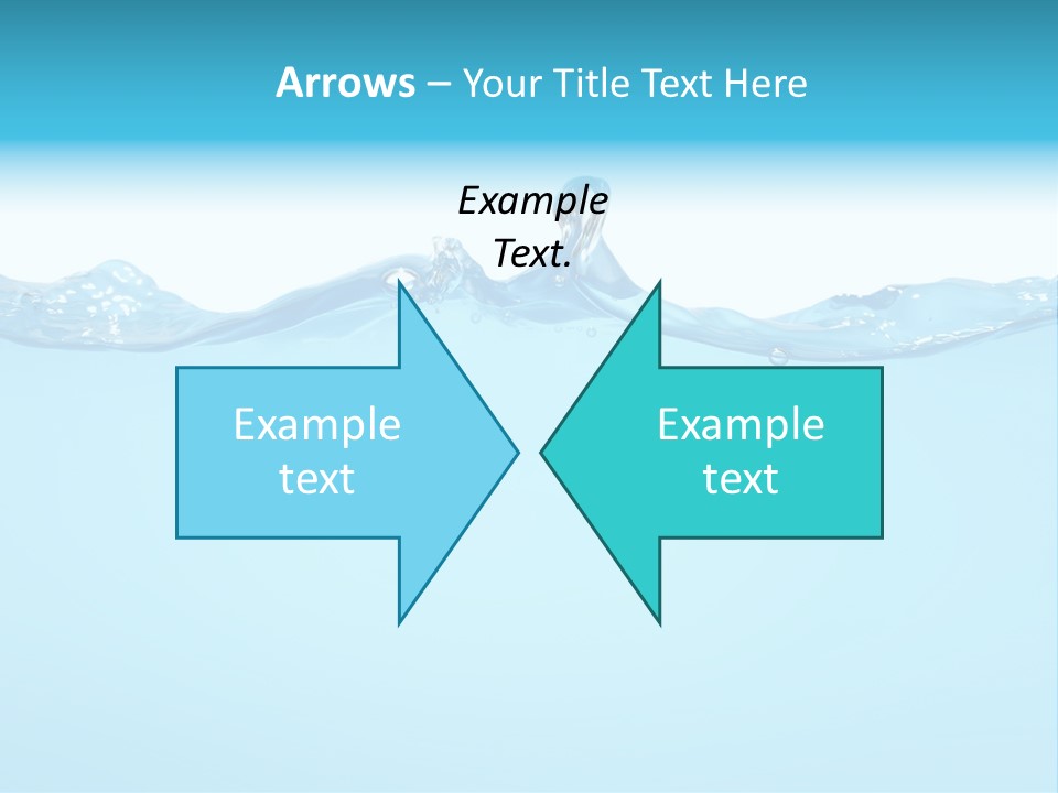 Wave Surface Wavy PowerPoint Template