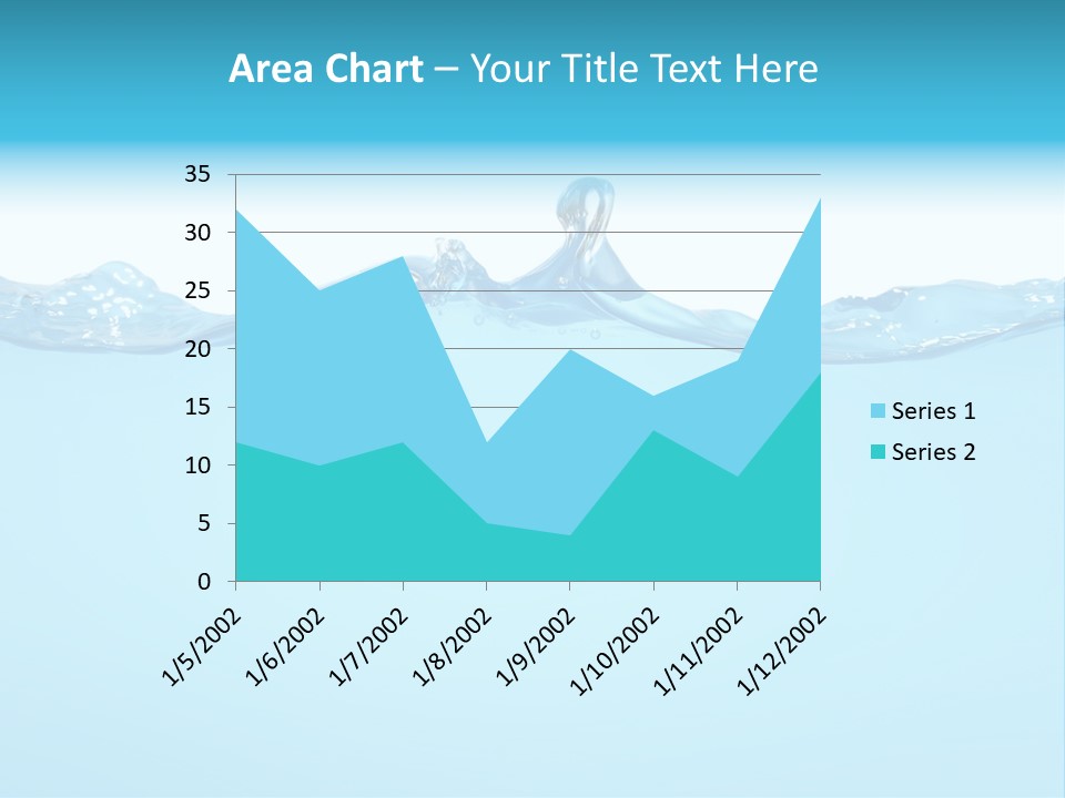 Wave Surface Wavy PowerPoint Template