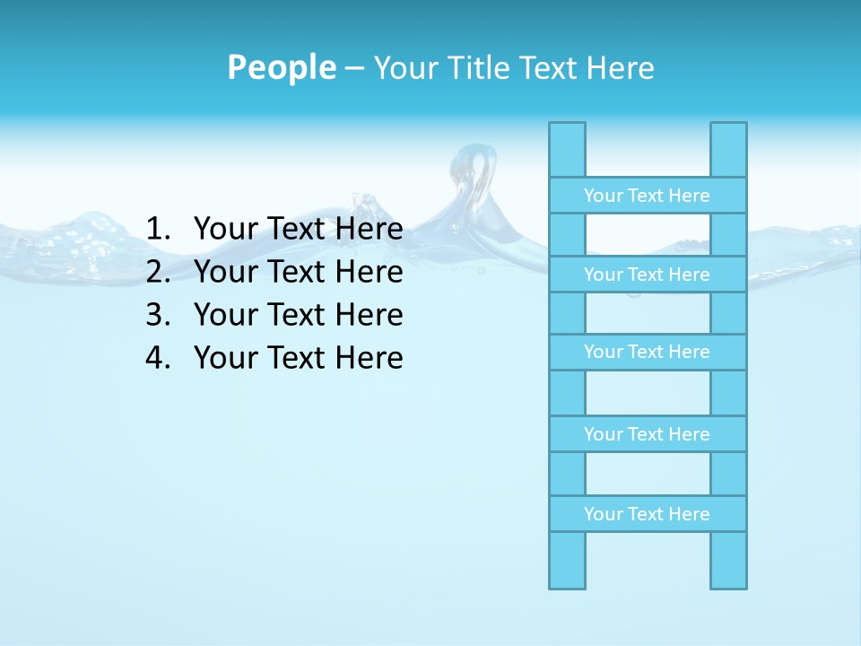 Wave Surface Wavy PowerPoint Template