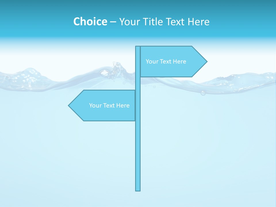 Wave Surface Wavy PowerPoint Template