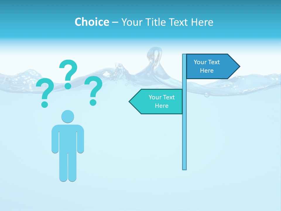 Wave Surface Wavy PowerPoint Template