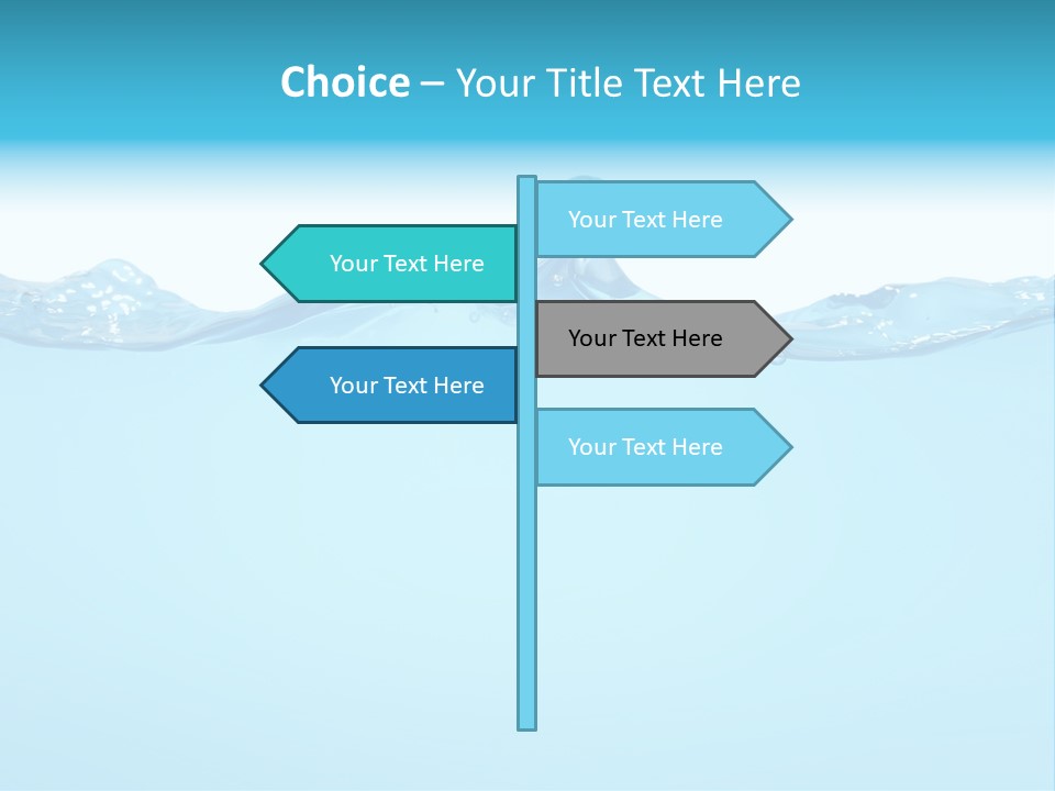 Wave Surface Wavy PowerPoint Template