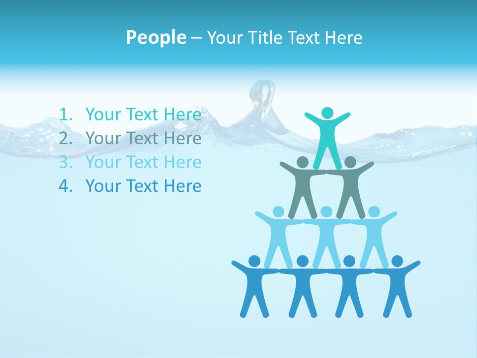 Wave Surface Wavy PowerPoint Template