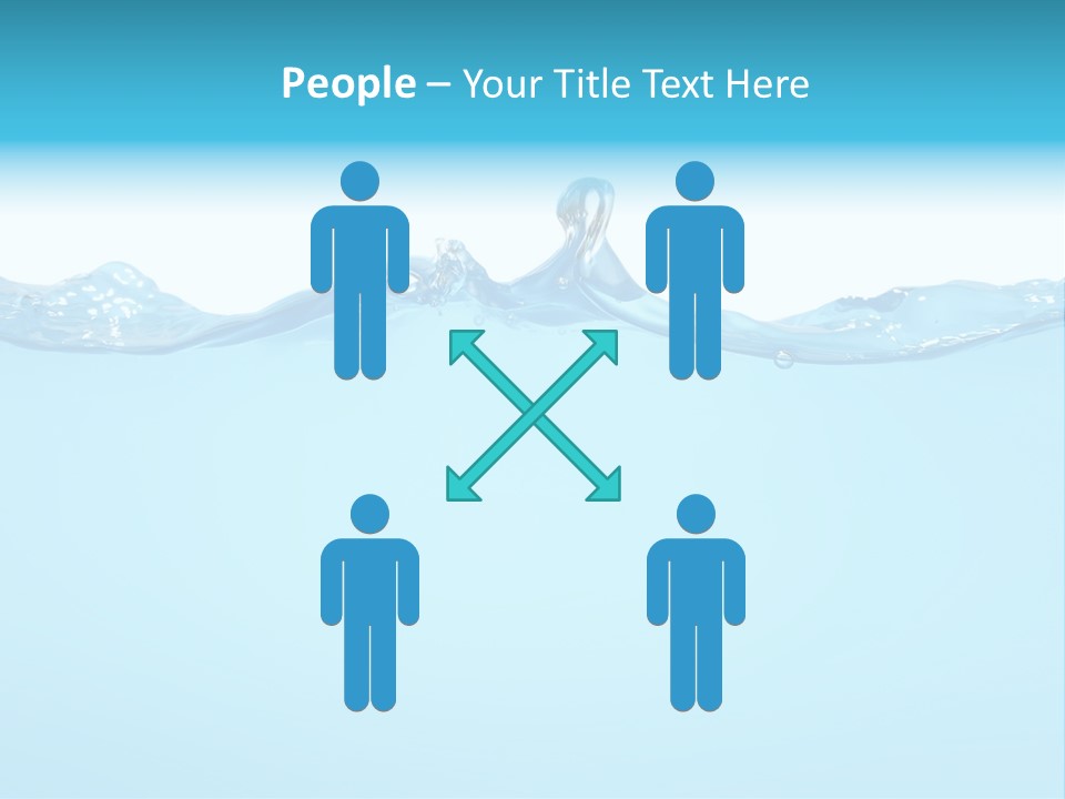 Wave Surface Wavy PowerPoint Template