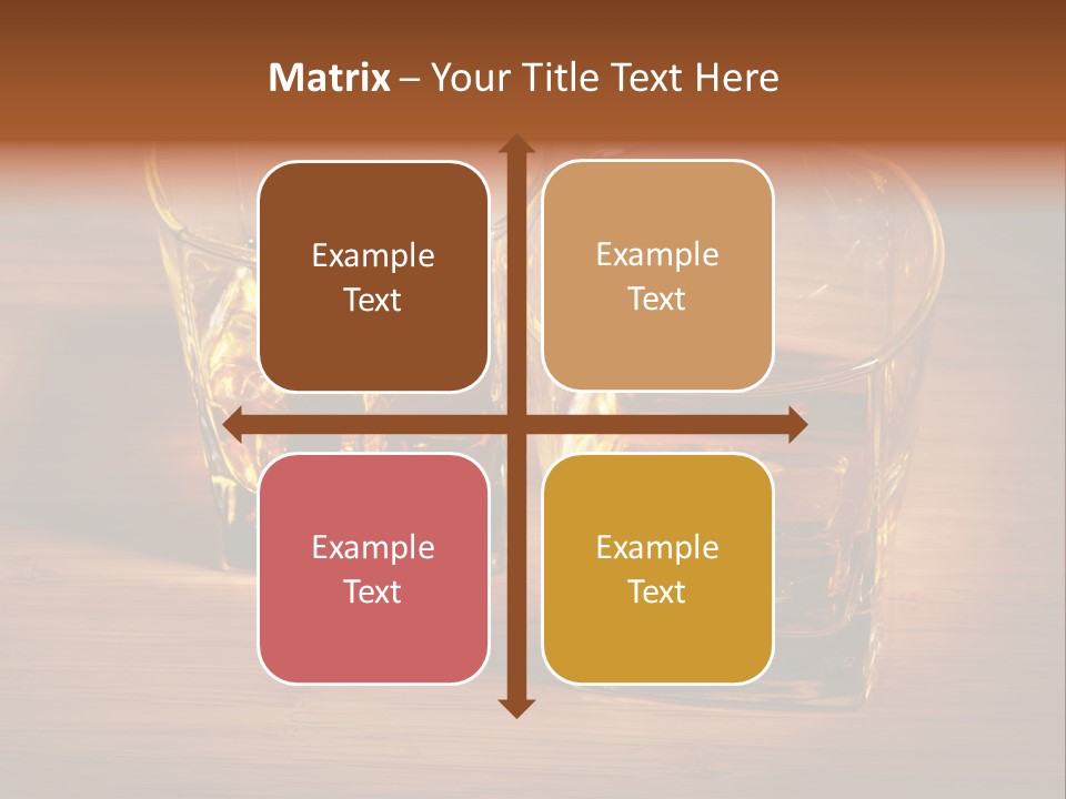 Highball Scotch Brandy PowerPoint Template