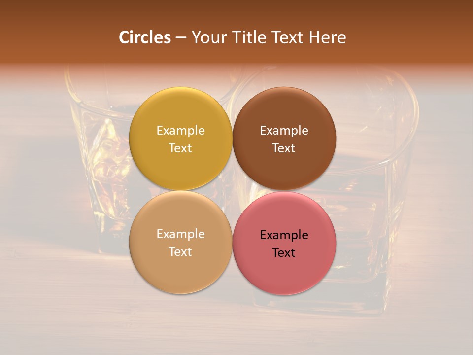Highball Scotch Brandy PowerPoint Template