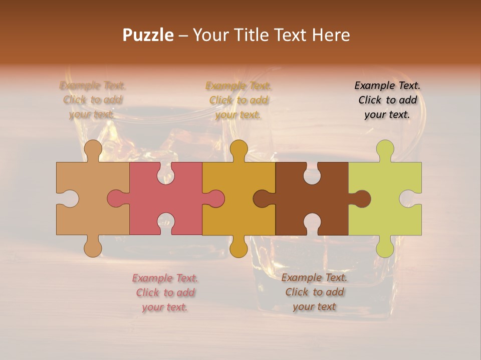 Highball Scotch Brandy PowerPoint Template