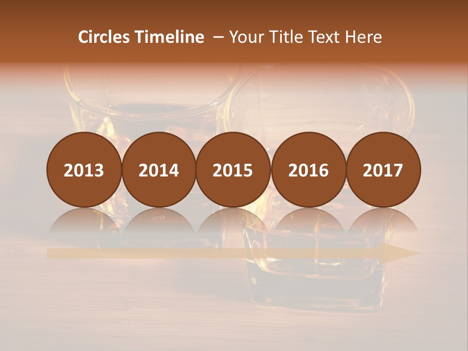 Highball Scotch Brandy PowerPoint Template