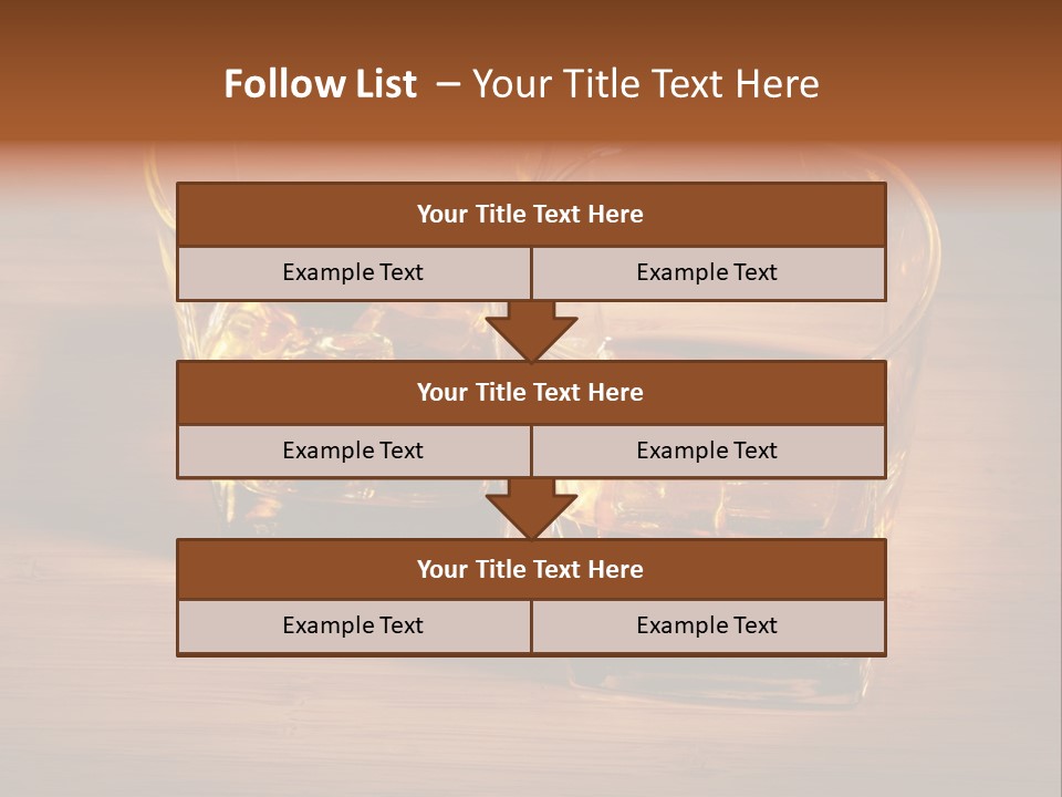 Highball Scotch Brandy PowerPoint Template